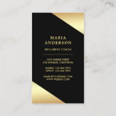 ゴールドフォイルスターズ紙吹雪金ゴールドトンフライ 名刺 (裏面)