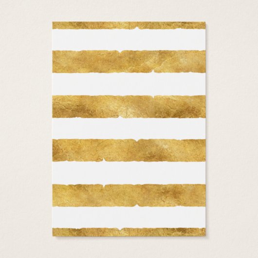 ゴールドフォイルストライプのイヤリングディスプレイカード (裏面)