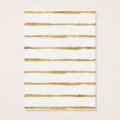 ゴールドフォイルストライプのイヤリングディスプレイカード (裏面)