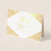 ゴールドフォイルタンマルサラサンキューカード 箔カード (正面)