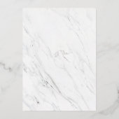 ゴールドフォイルニカ大理石イスラム結婚教徒 箔招待状 (裏面)