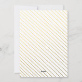 ゴールドフォイルハッピーホリデーズクリスマスフォトフラット シーズンカード (裏面)