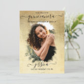 ゴールドフォイルハローフォトコラージュキンセアニラ 招待状 (スタンド正面)