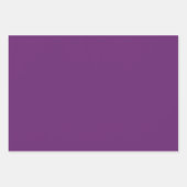 ゴールドフォイルパープルブラック ラッピングペーパーシート (正面2)