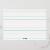 ゴールドフォイルピース&ラブホリデーフォトカード 箔シーズンカード (裏面)