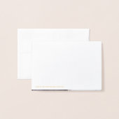 ゴールドフォイルフェスティバルクリスマスツリー 箔カード (裏面封筒付き)