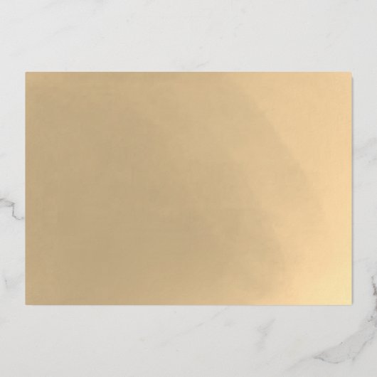 ゴールドフォイルフォトPhD卒業サンキューカード 箔招待状 (裏面)