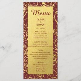 ゴールドフォイルフローラオンブルゴーニュ メニュー