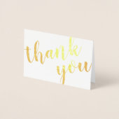 ゴールドフォイルフローラブーケありがとう写真と名前 箔カード (正面)