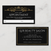 ゴールドフォイルブラッククラシックヴィンテージスワカスタムールズアプリ 予約カード (正面/裏面)