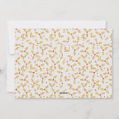 ゴールドフォイルホリーメリース結婚したクリスマス写真 シーズンカード (裏面)