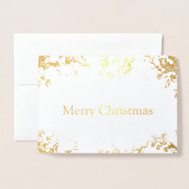 ゴールドフォイルメリークリスマスカード 箔カード