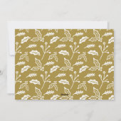 ゴールドフォイルメリークリスマスハッピーニューイヤーカード シーズンカード (裏面)