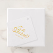 ゴールドフォイルモダンミニマリストが興奮 フェイバータグ (箱)