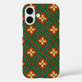 ゴールドフォイルモトリーダイヤモンドフラワー小妖精や小人 Case-Mate iPhoneケース (裏面)