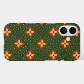 ゴールドフォイルモトリーダイヤモンドフラワー小妖精や小人 Case-Mate iPhoneケース (裏面 (横))