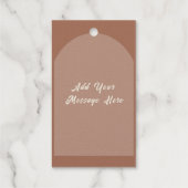 ゴールドフォイルラベル ギフトタグ (裏面)