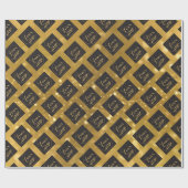 ゴールドフォイル会社ロゴマーケティング包装紙 ラッピングペーパー (フラット)