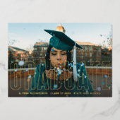 ゴールドフォイル写真研究発表すべて 箔招待状 (正面)