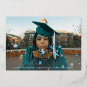 ゴールドフォイル写真研究発表 箔招待状 (正面)