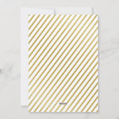 ゴールドフォイル効果メリーハンドスクリプトホリデーフォト シーズンカード (裏面)