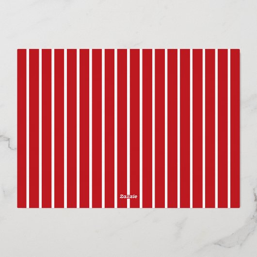 ゴールドフォイル喜びシダのホリデーフォトカード 箔シーズンカード (裏面)