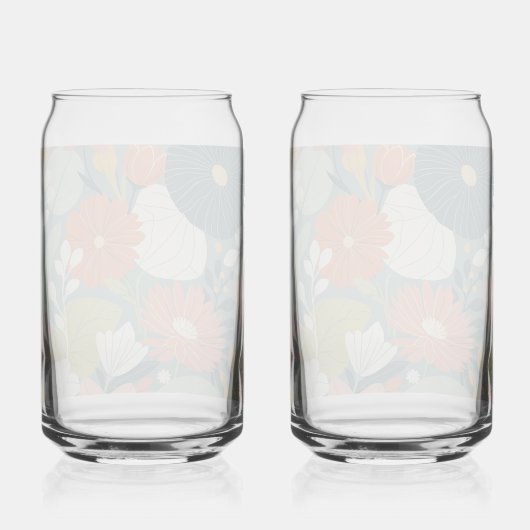 ゴールドフォイル彼と彼女の結婚ワイングラス ガラス缶 (裏面)