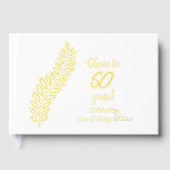 ゴールドフォイル応援から50周年 ゲストブック (正面)