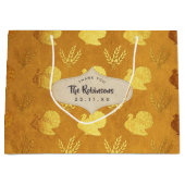 ゴールドフォイル感謝祭 ラージペーパーバッグ (正面)