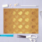 ゴールドフォイル感謝祭 薄葉紙 (クラフト)