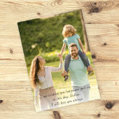 ゴールドフォイル父のデイカード 案内状