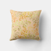 ゴールドフォイル秋秋オレンジブラウングリーン離れズ クッション (裏面)