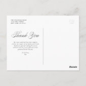 ゴールドフォイル紙吹雪ドットありがとう ポストカード (裏面)