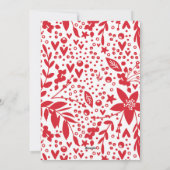 ゴールドフォイル素晴らしい生活クリスマスフォト シーズンカード (裏面)