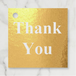 ゴールドフォイル結婚お礼カップル名を追加 フェイバータグ