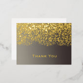 ゴールドフォイル結婚ズ・サンキュー 箔シーズンポストカード (正面/裏面)