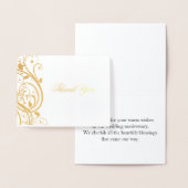 ゴールドフォイル記念日お礼ノートカード 箔カード (ディスプレー)