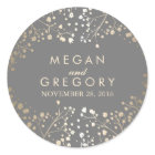 ゴールドフォイル赤ちゃんの息結婚の数