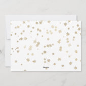 ゴールドフォイル雪片レジョイス写真カード シーズンカード (裏面)