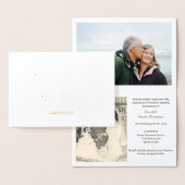 ゴールドフォイル50結婚周年招待状 箔カード (ディスプレー)