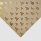 ゴールドフォイル&クラフト紙素朴クリスマスツリー 薄葉紙 (詳細)