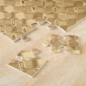 ゴールドフォイル、グリッターシームレスなテクスチャ。 ジグソーパズル (側面)