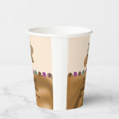 ゴールドフォイル、ホワイトイングリッシュバラ卒業2025 紙コップ (右)