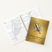 ゴールドフォイル&金ゴールドウィスクベーカリーベーキング用具 ノートブック (内部)