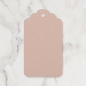 ゴールドフォイル「Ohベビー」スクリプト ギフトタグ (裏面)