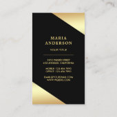 ゴールドフォフェイクイルスターズ紙吹雪ロ航海のープいかり 名刺 (裏面)