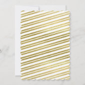 ゴールドフォモダンイルニューイーブパーティの招待状 招待状 (裏面)