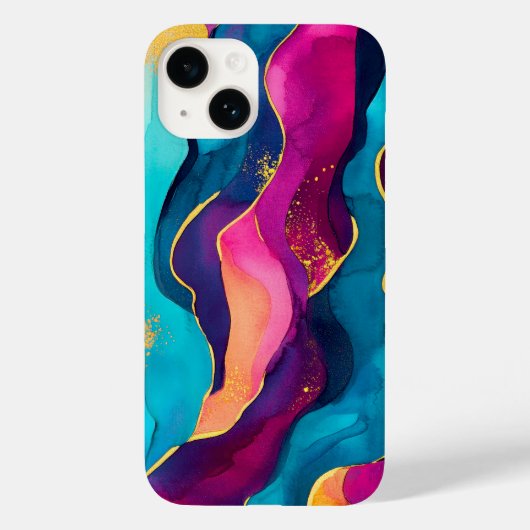 ゴールドフレーク柄 Case-Mate iPhoneケース (裏面)