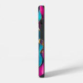 ゴールドフレーク柄 iPhoneケース (左側面)