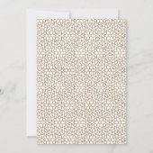 ゴールドフレーム オルネイト ホワイト スウィート シックスティーン 16歳 誕生日 招待状 (裏面)